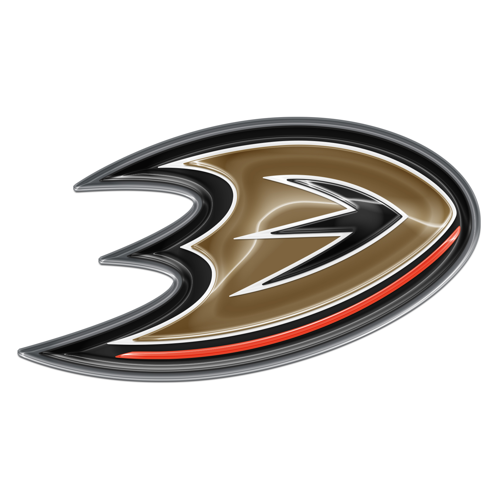 Anaheim Ducks Crystal Logo vinyl decal